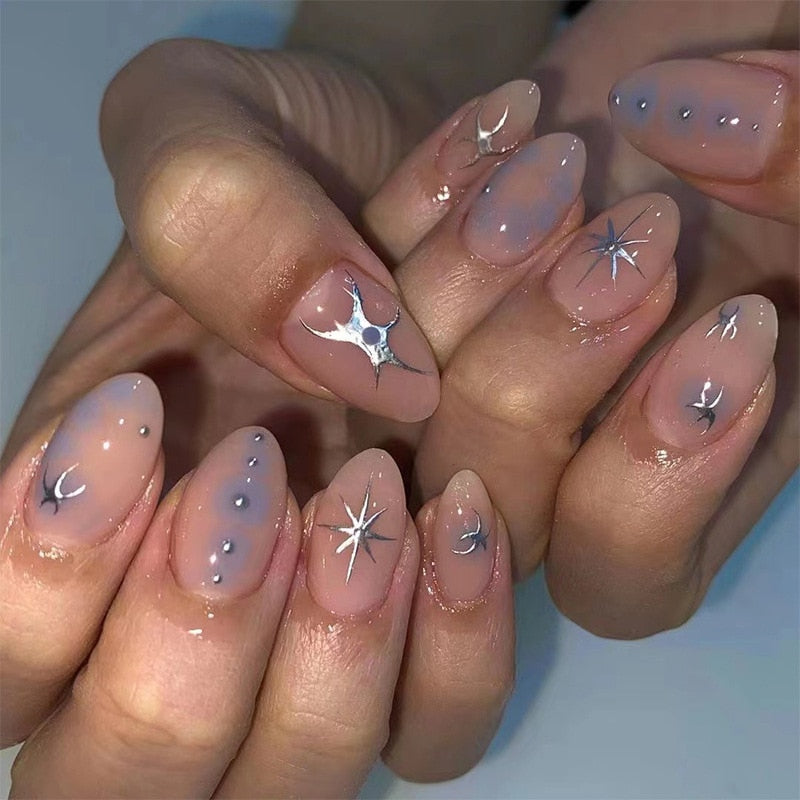 Cool Fashion Style False Nails - Orchid Unique