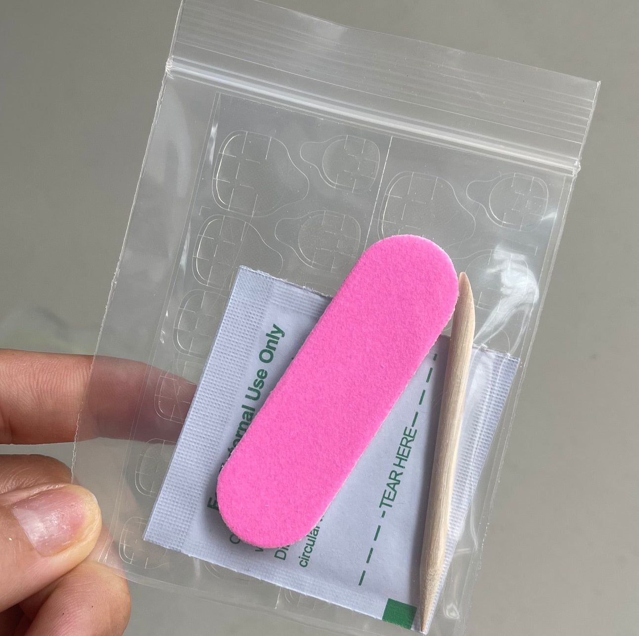 Long False Nails Tips - Orchid Unique