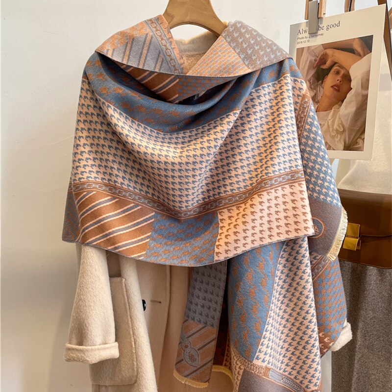 2023 Cashmere Winter Scarf for Women Luxury - Orchid Unique