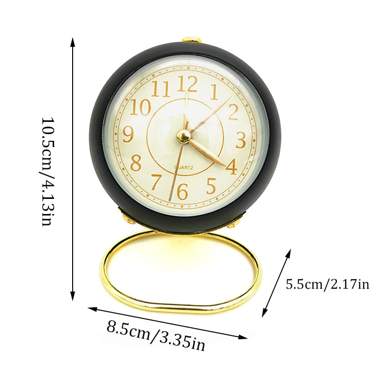Vintage Desk Clock - Orchid Unique