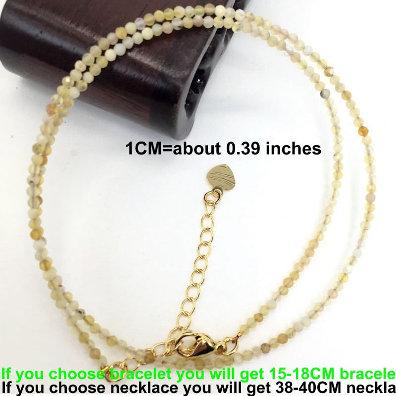 Faceted Gemstones beads Bracelet - Orchid Unique