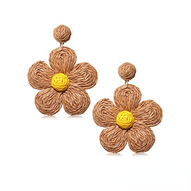 Fashion Handmade Tassel Pendant Earrings - Orchid Unique