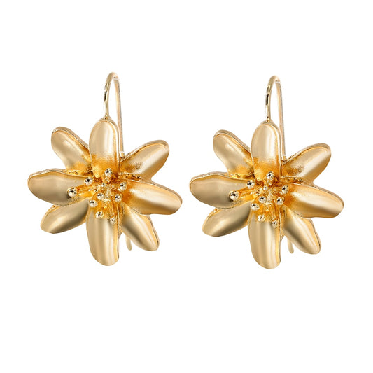 Trendy Attractive Big Earrings - Orchid Unique
