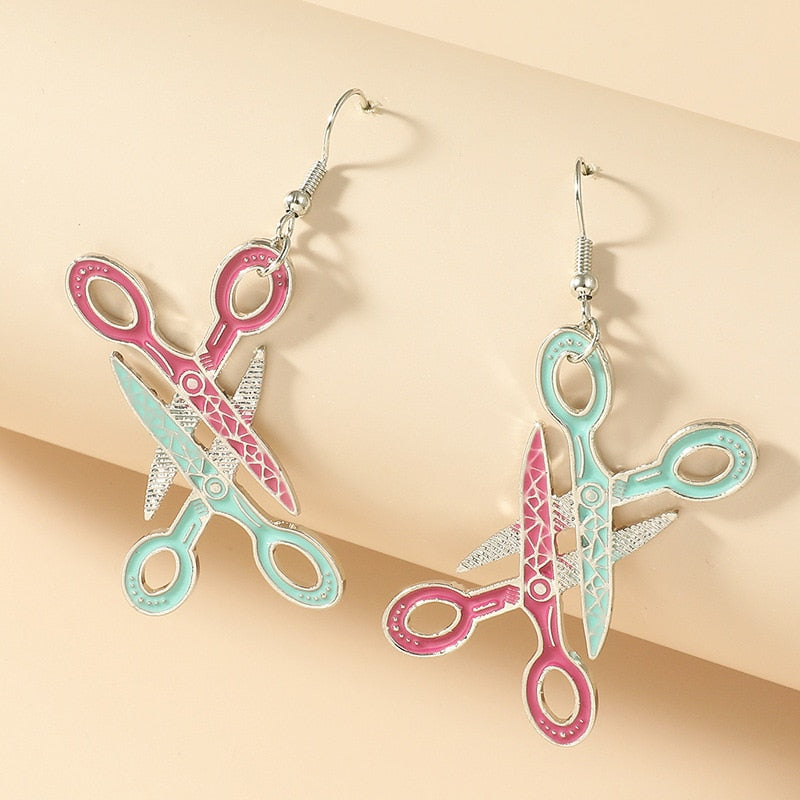 Creative Cute Funny Pendant Earrings - Orchid Unique