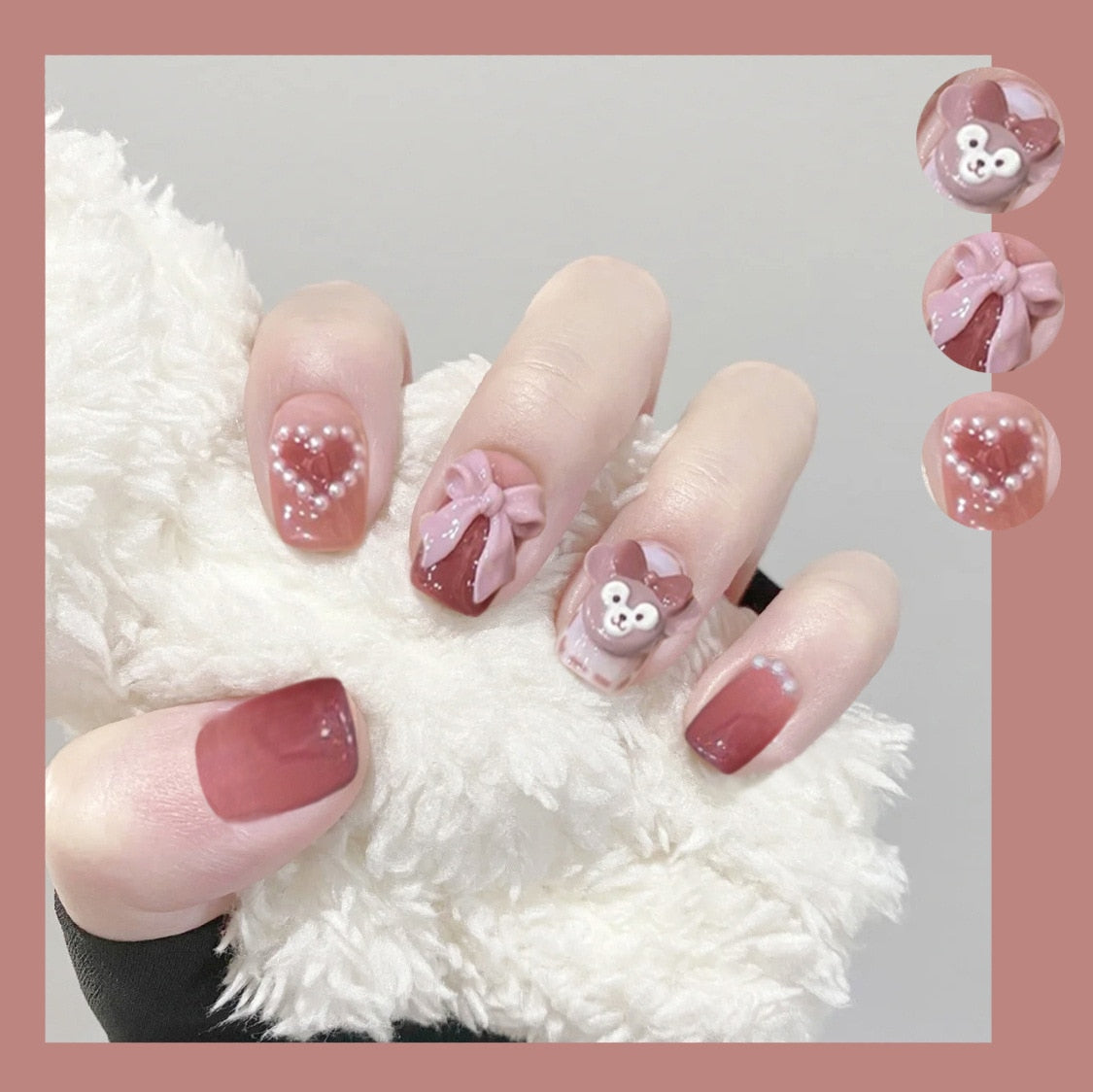 Full Cover Acrylic Nails - Orchid Unique