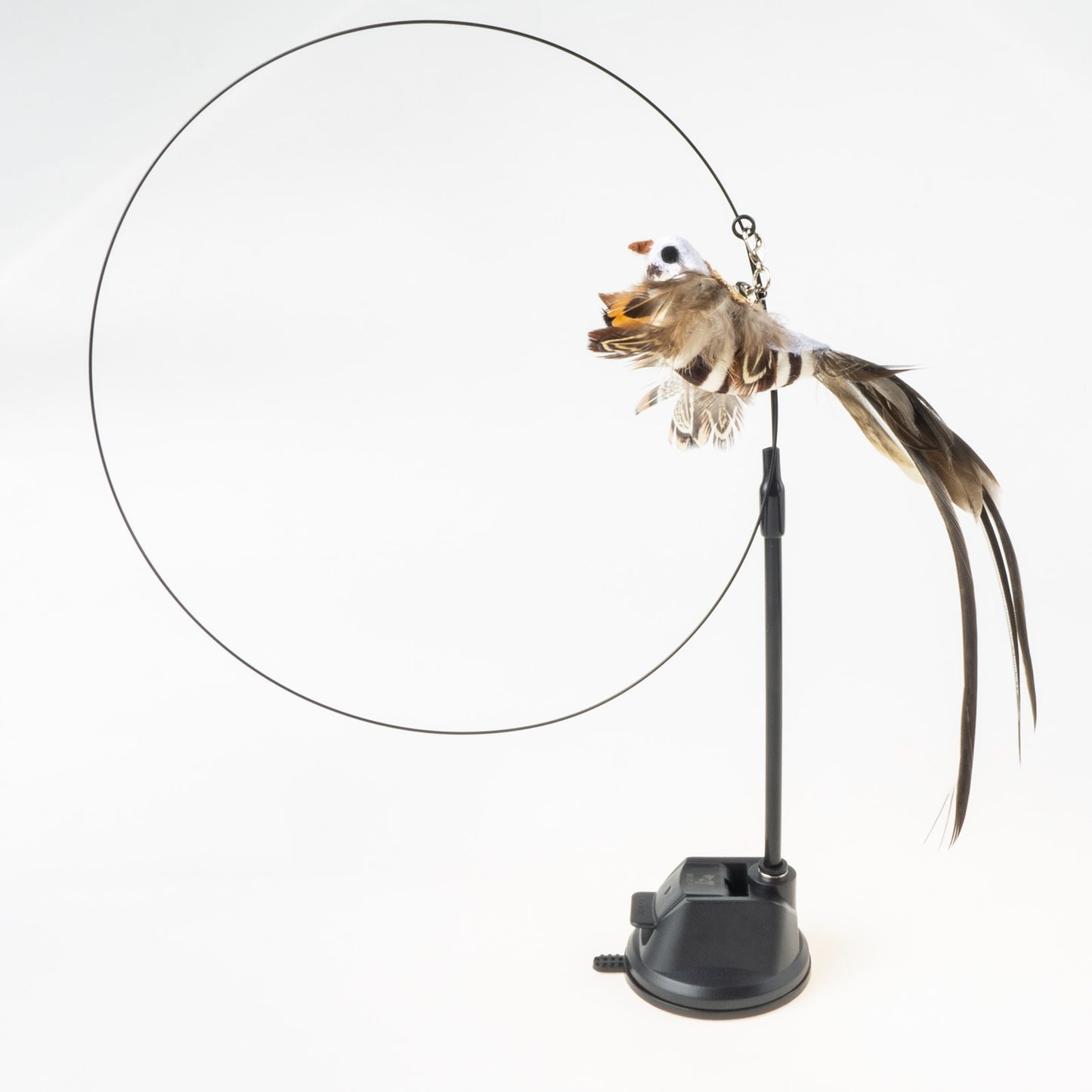 Handsfree Bird/Feather Cat Wand - Orchid Unique