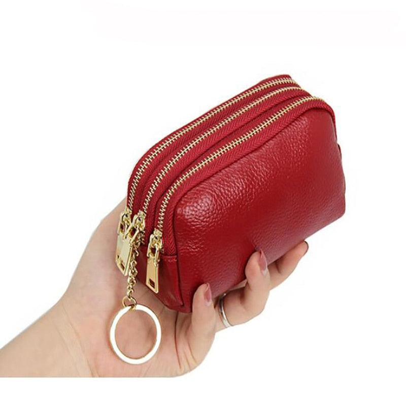 Genuine Leather Wallet - Orchid Unique