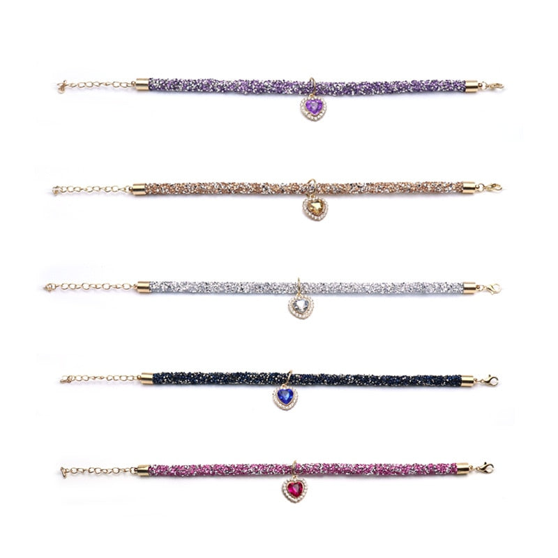 Luxury Crystal Cat Collar - Orchid Unique