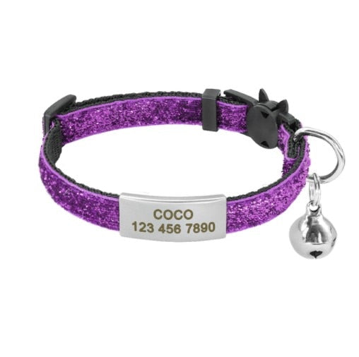 Quick Release Gorgeous Cat Collar - Orchid Unique