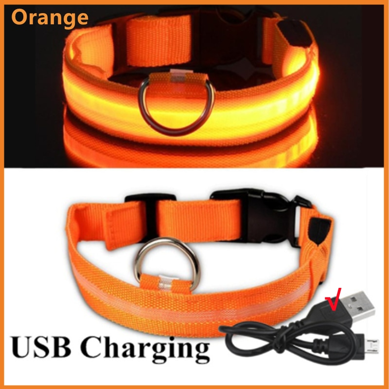 LED adjustable collar safely - Orchid Unique