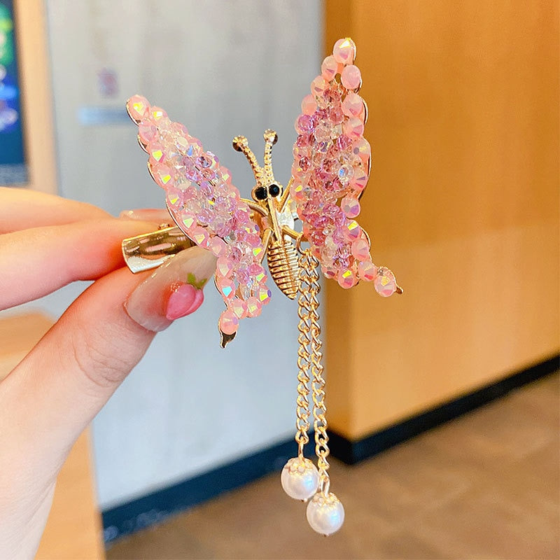 New Cute Moving Butterfly Hairpin - Orchid Unique
