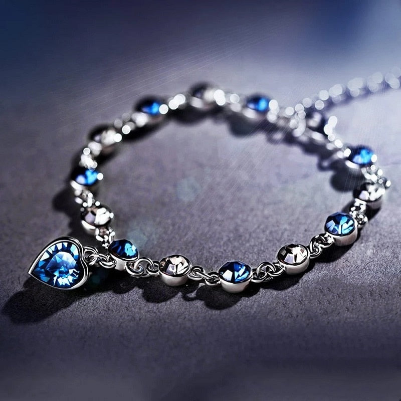Heart of Ocean Pendant Bracelets - Orchid Unique
