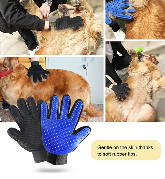 Rubber Pet Bath Brush - Orchid Unique