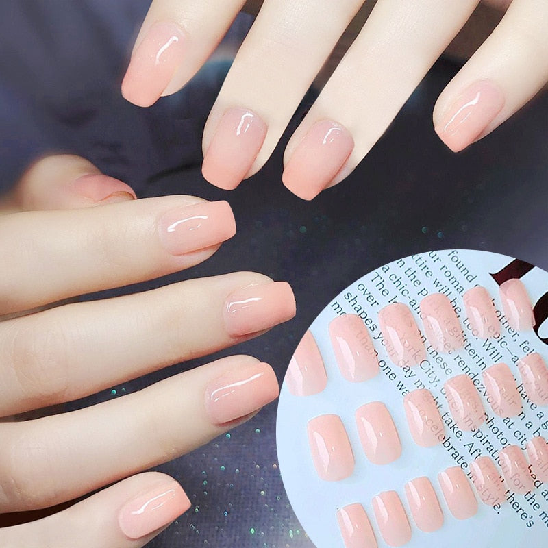 Ballerina Fake Nails Press On - Orchid Unique