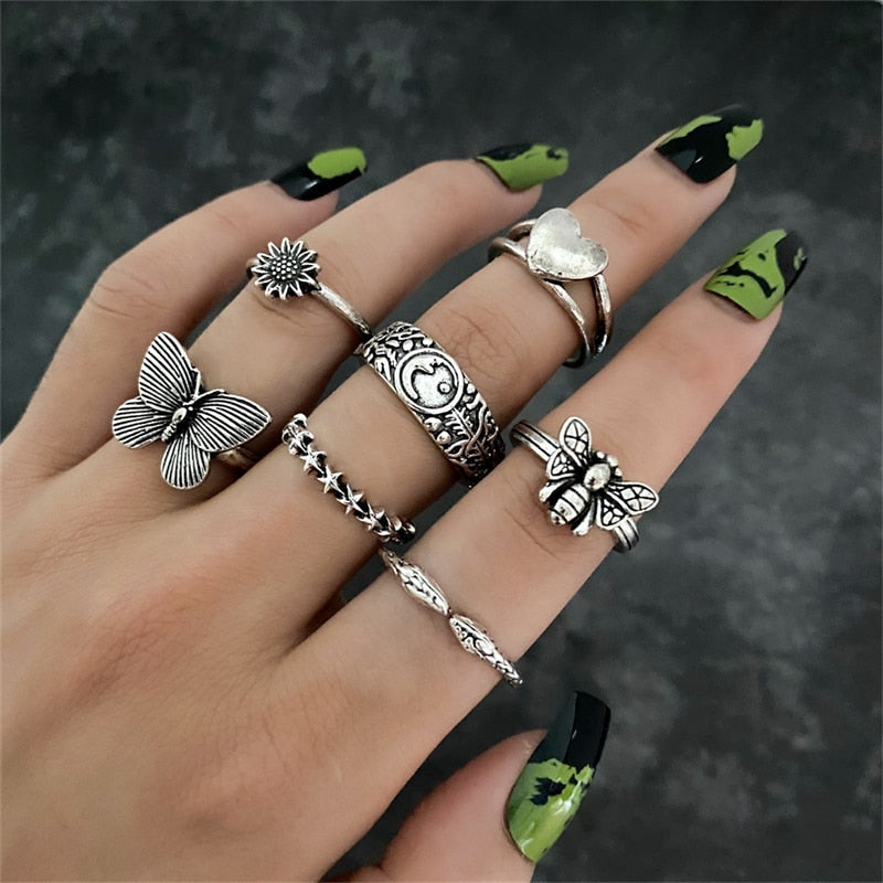 boho Hiphop Vintage Silver - Orchid Unique