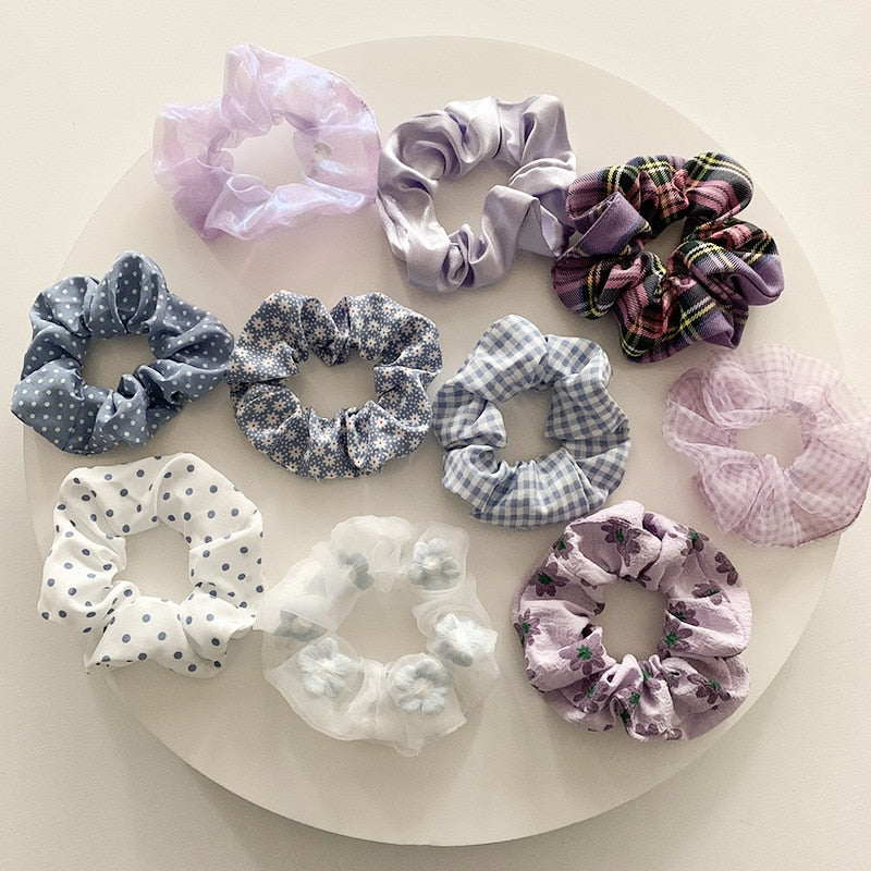 Hair Scrunchies - Orchid Unique