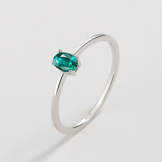 Heart-Shaped Genuine Sapphire Ring - Orchid Unique