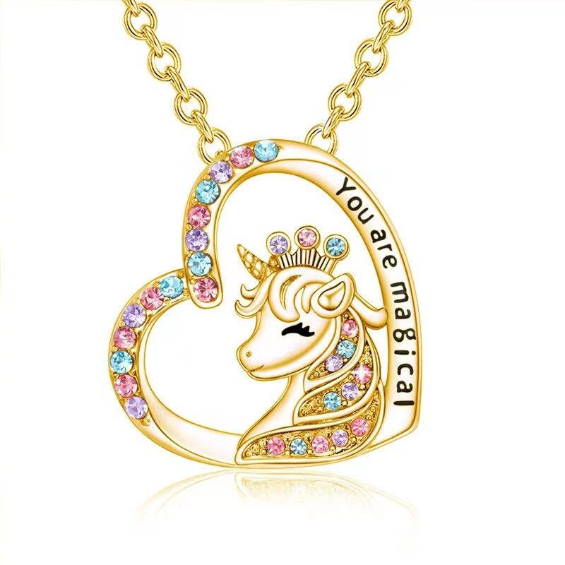 Double Butterfly Necklace Pendant Set - Orchid Unique