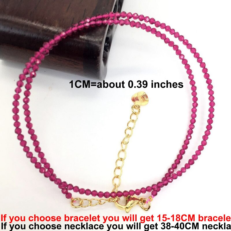 Faceted Gemstones beads Bracelet - Orchid Unique