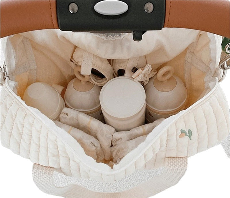 Newborn Baby Care Diaper and Storage Organizer Large Handbags - Orchid Unique