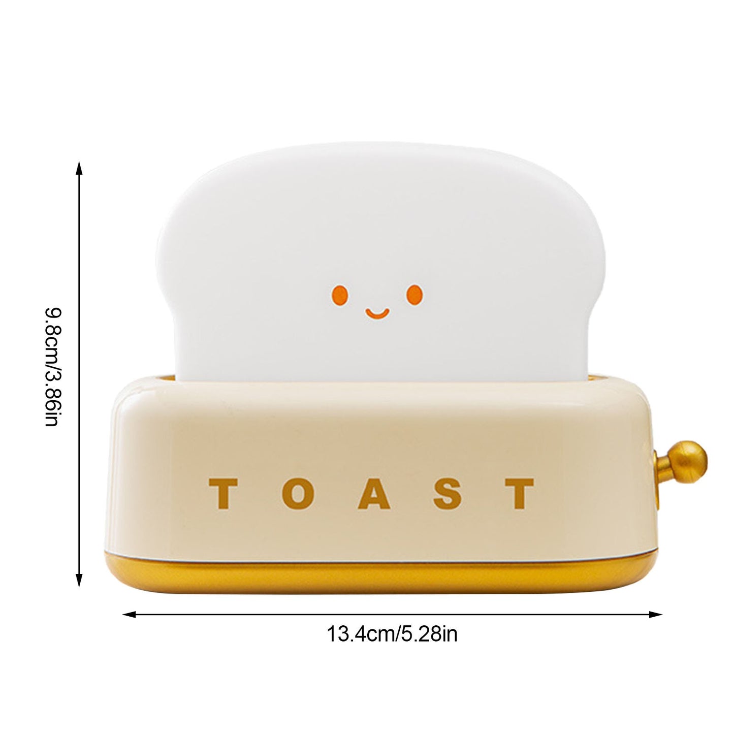 Cute Night Light Toast Lamp - Orchid Unique