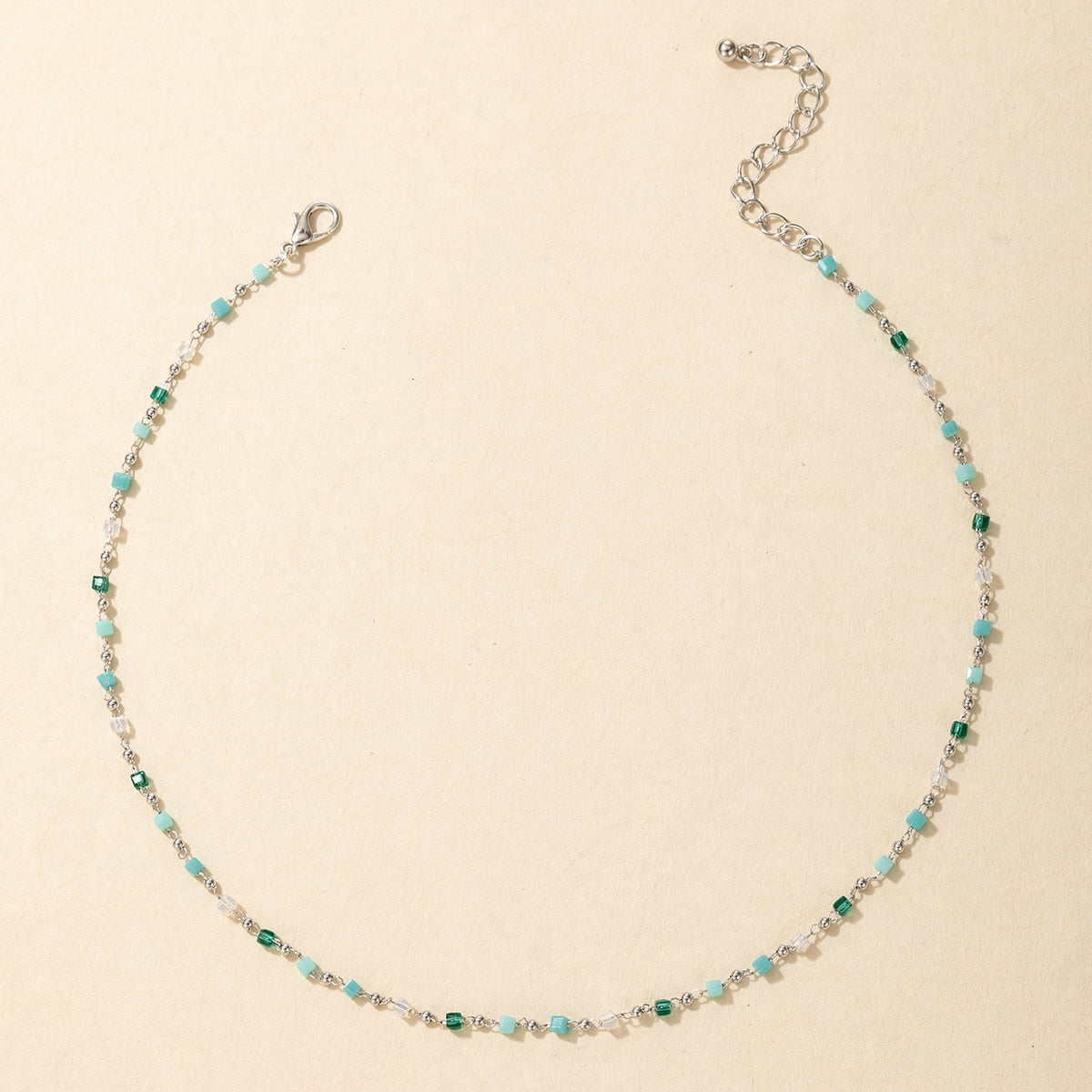 Bohemian Colorful Beaded Necklace - Orchid Unique