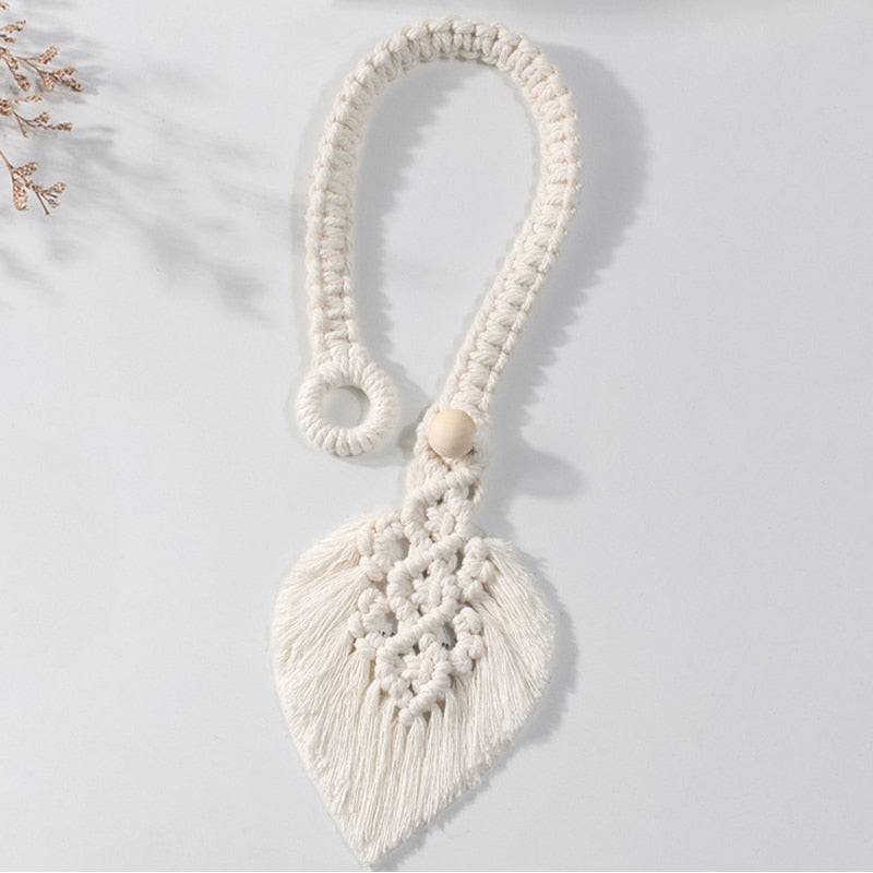 Macrame Room Curtain Tieback Rope - Orchid Unique