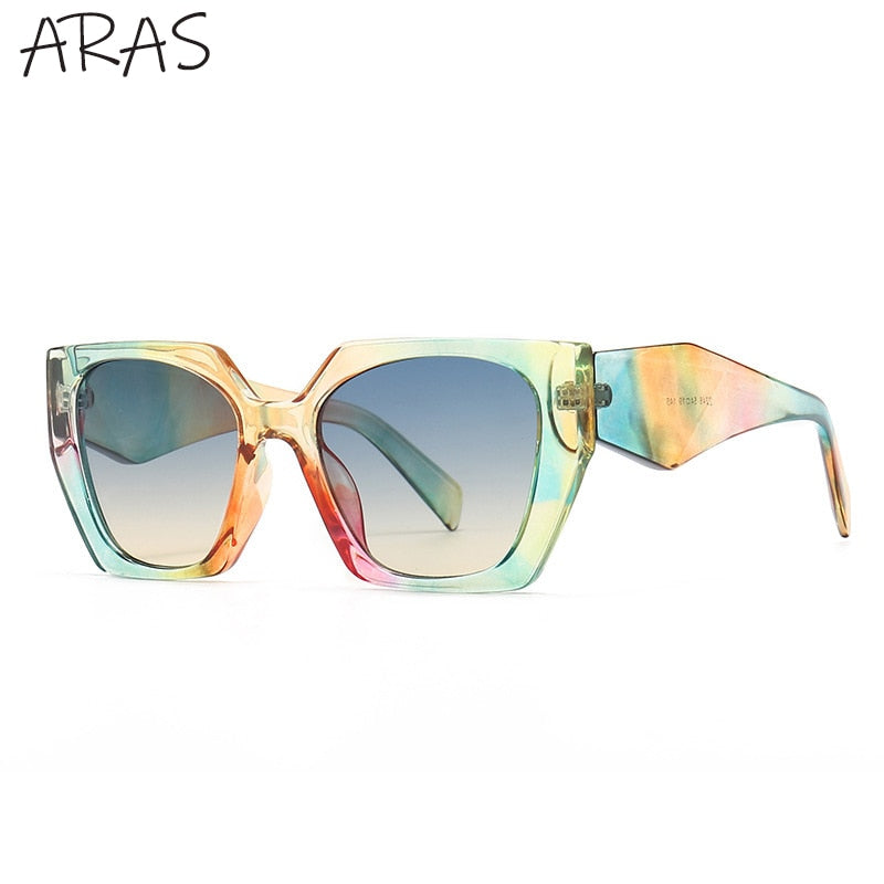 Fashion Square Sunglasses - Orchid Unique