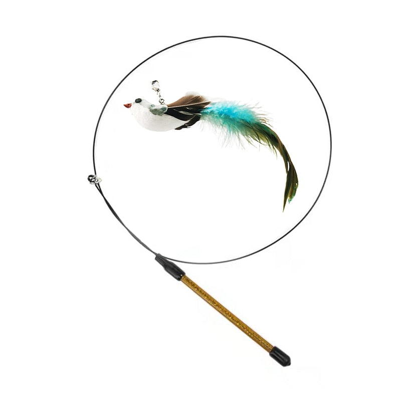 Simulation Bird Interactive Funny Stick Toy - Orchid Unique