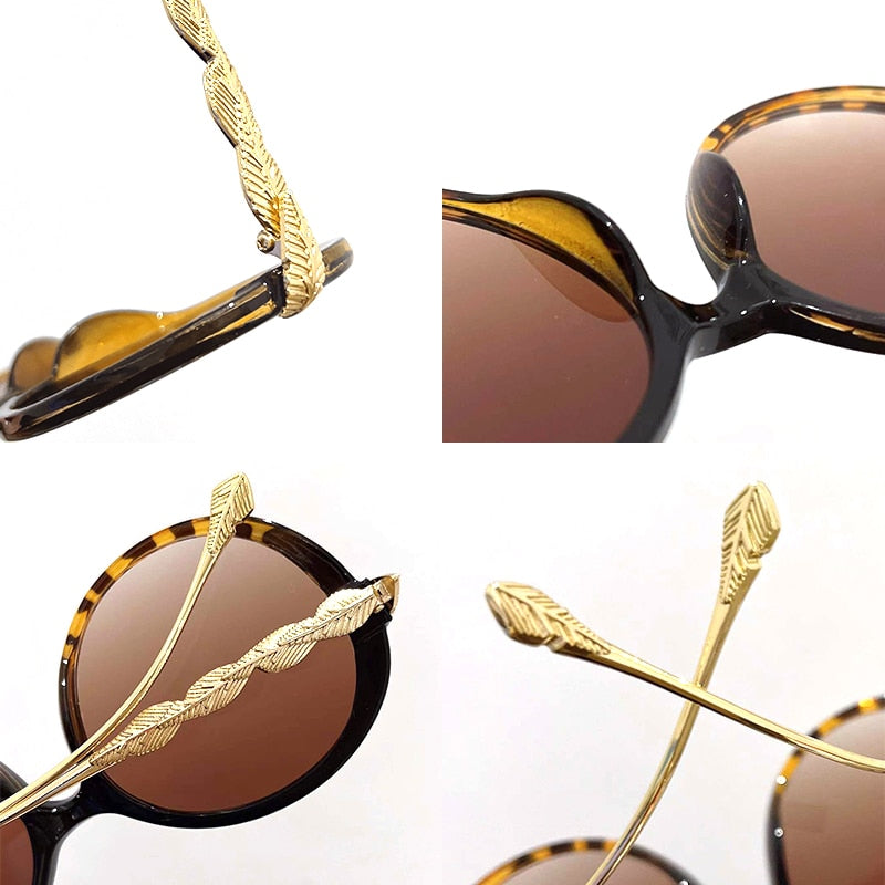 Vintage Round Frame Sunglasses - Orchid Unique