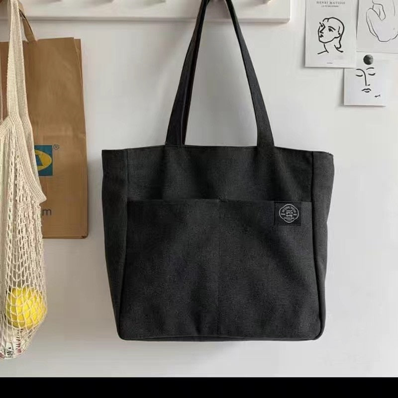Canvas Tote Bag Solid - Orchid Unique