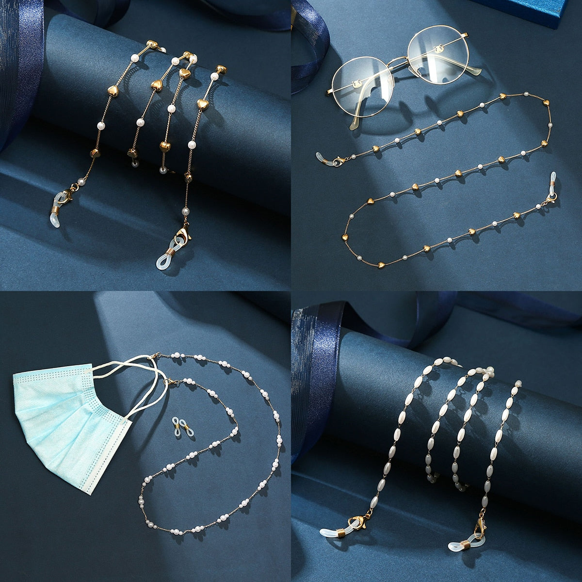 Boho Pearl Glasses Chain - Orchid Unique