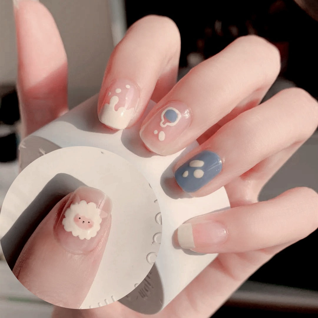 Charming Detachable Finished Fingernails - Orchid Unique