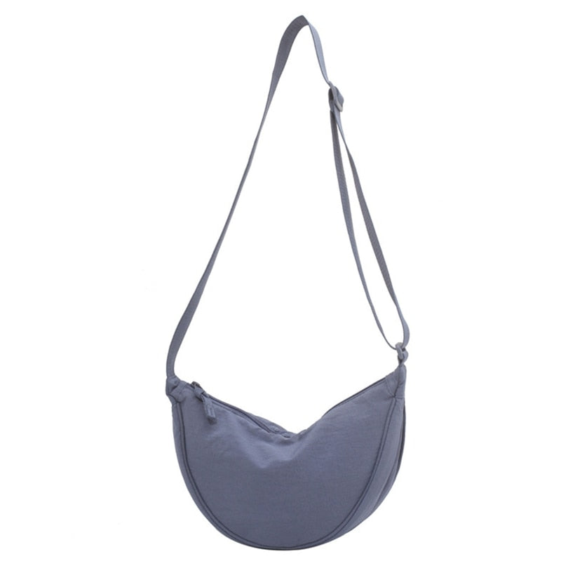 Women Half Moon Shape Crossbody Chest Bag - Orchid Unique