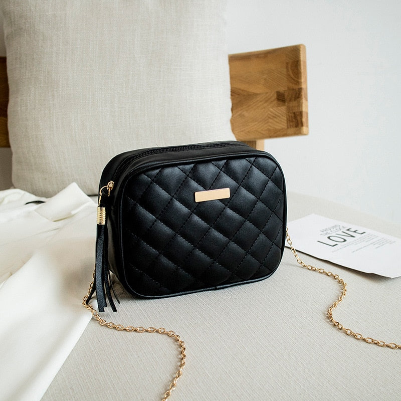 Tassel Small Messenger Crossbody Bags - Orchid Unique