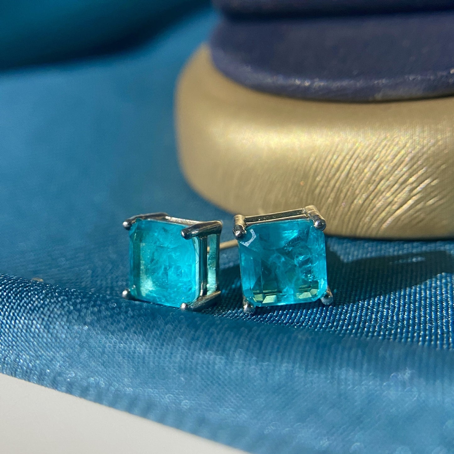 Tourmaline Gemstone Birthstone Earrings - Orchid Unique