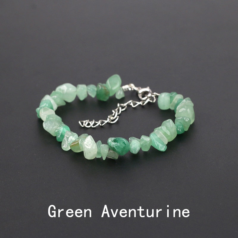Irregular Energy Stone Bracelet - Orchid Unique