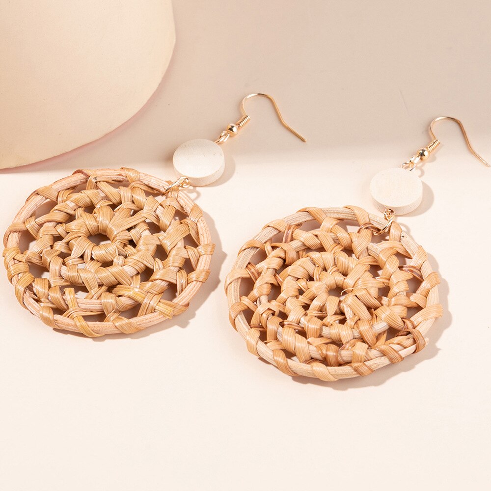 Fashion Handmade Tassel Pendant Earrings - Orchid Unique