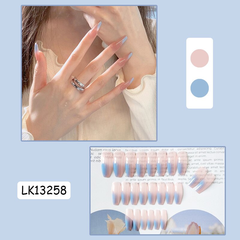Cute Wearable Press On Nail Art - Orchid Unique