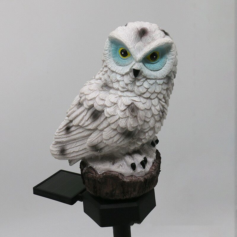 Garden Lights Owl Solar Lamp - Orchid Unique