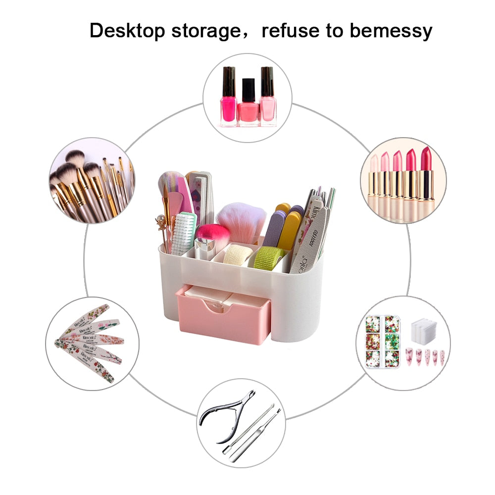 Nail Art Plastic Organizer - Orchid Unique