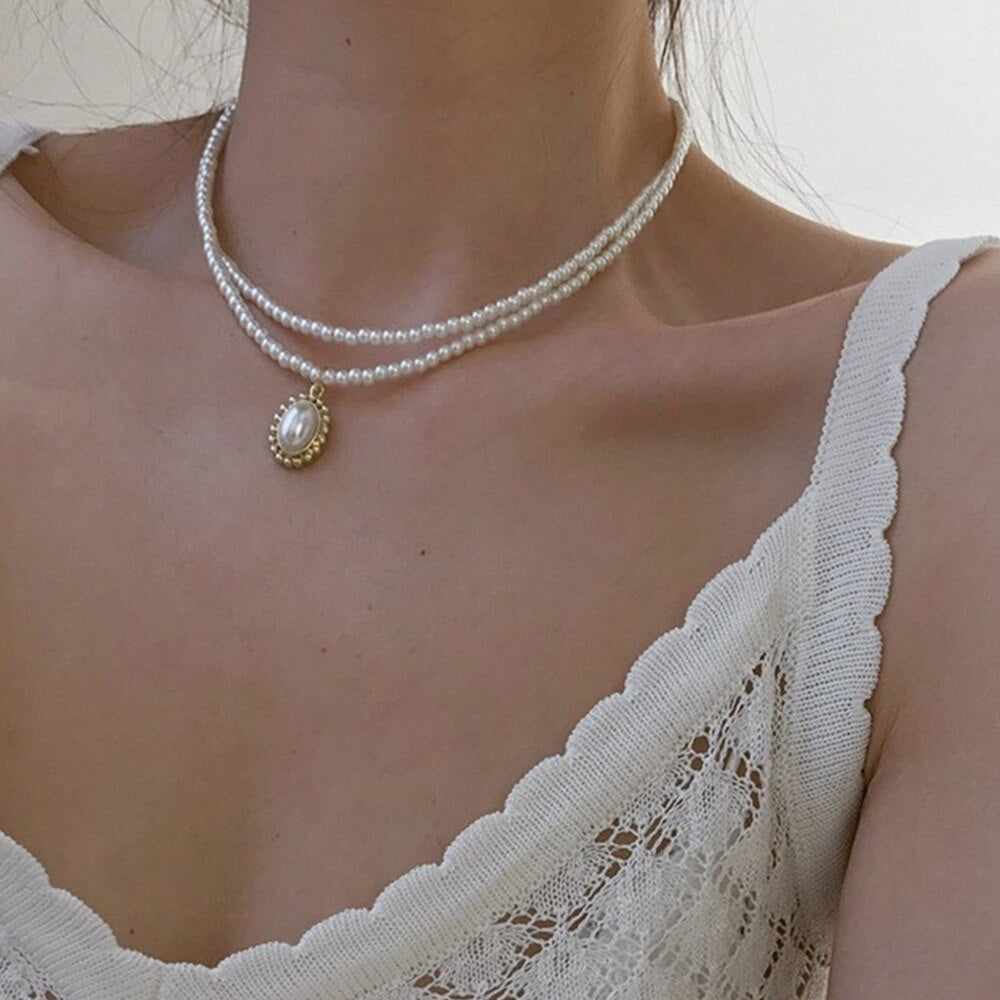 ZOVOLI Dainty Pearl Nicklace - Orchid Unique