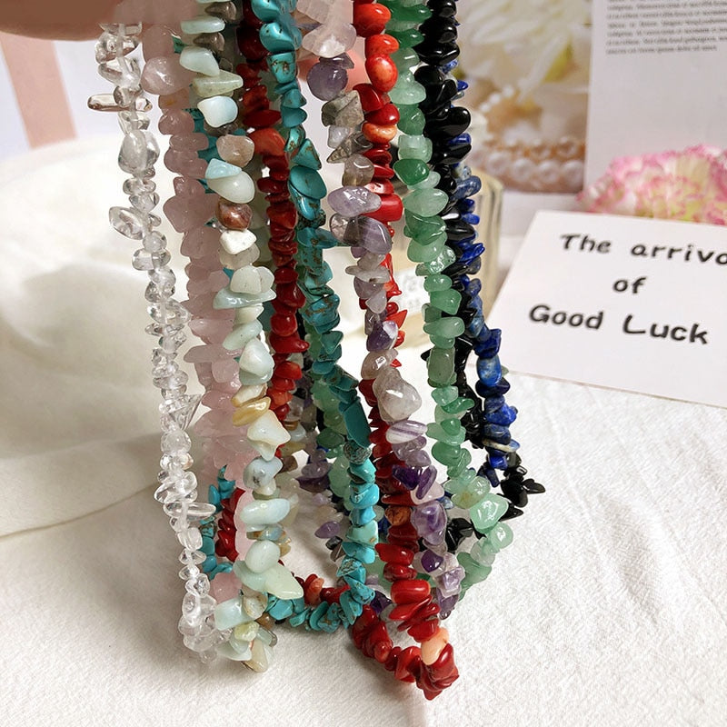 Bohemia Beaded Necklace/Bracelet Set - Orchid Unique