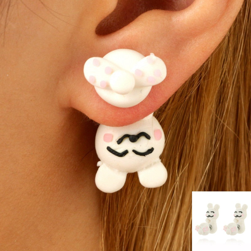 Cute Animal Creative Handmade Earrings - Orchid Unique