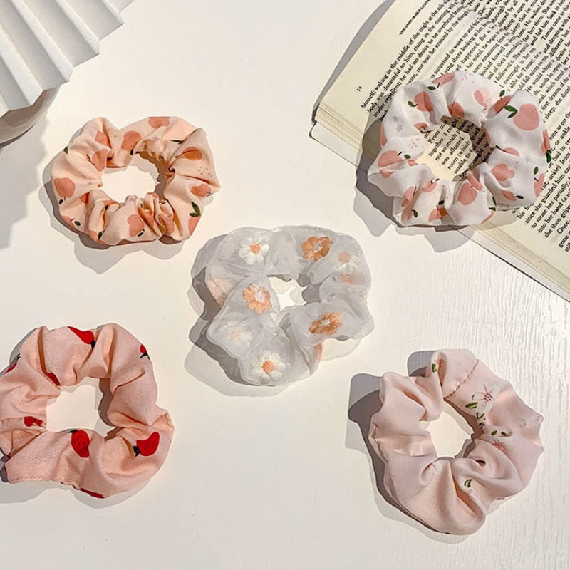 Hair Scrunchies - Orchid Unique