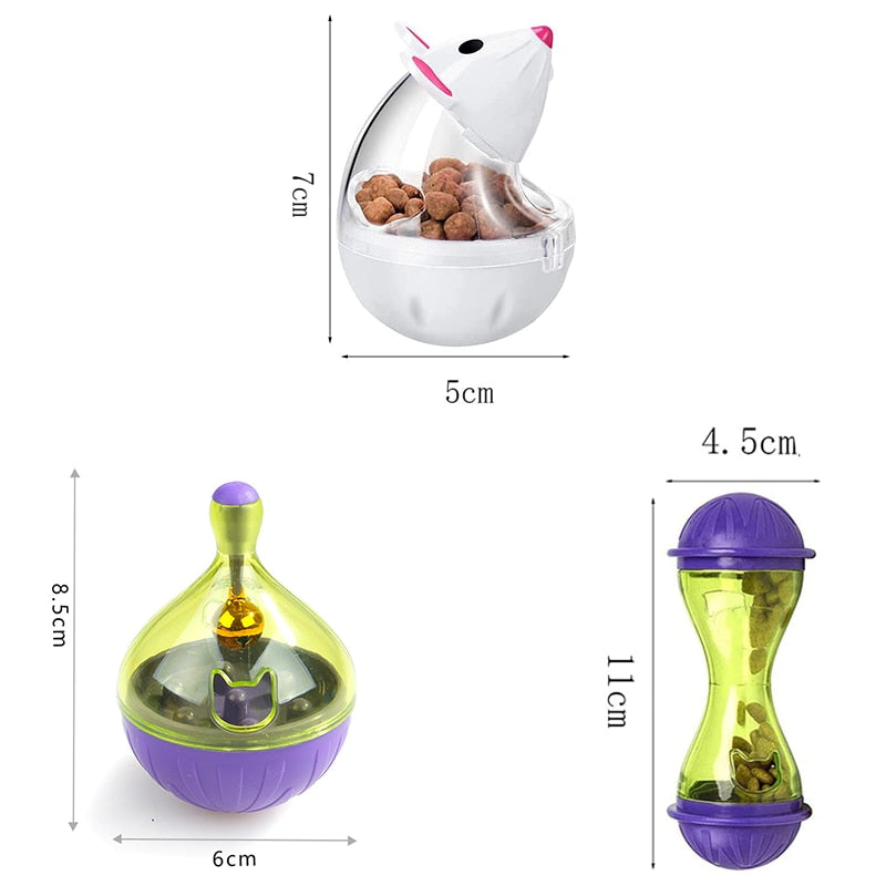 Interactive Cat Food Feeder - Orchid Unique