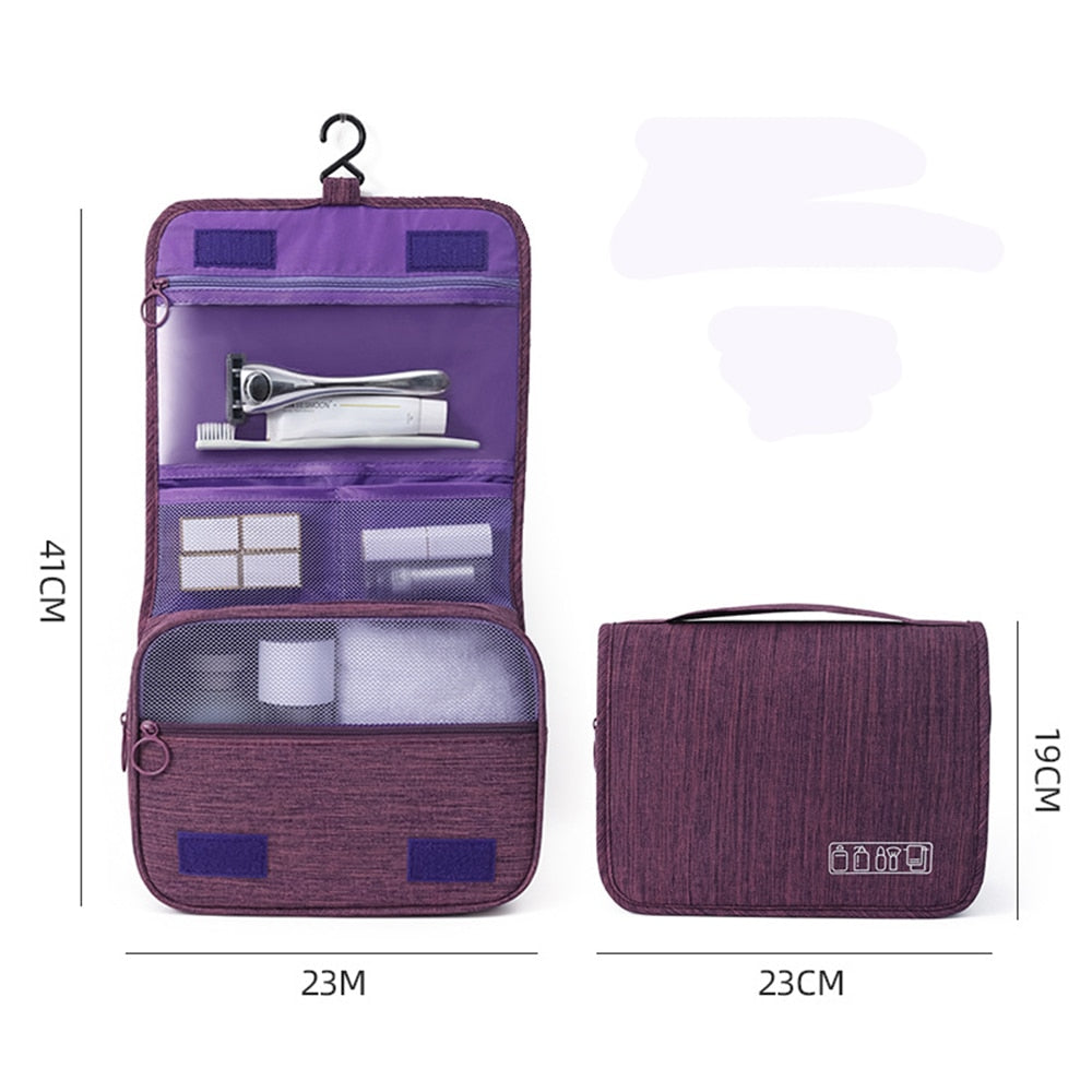 Makeup Bags Waterproof  Hanging - Orchid Unique