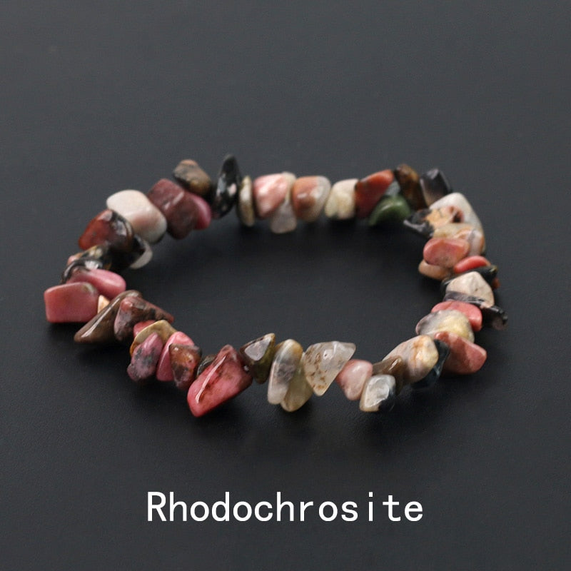 Irregular Energy Stone Bracelet - Orchid Unique