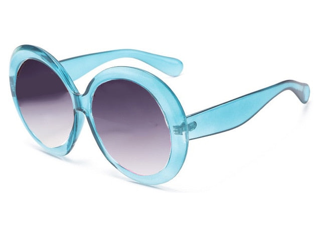 Oversized Unisex Round Sunglasses - Orchid Unique