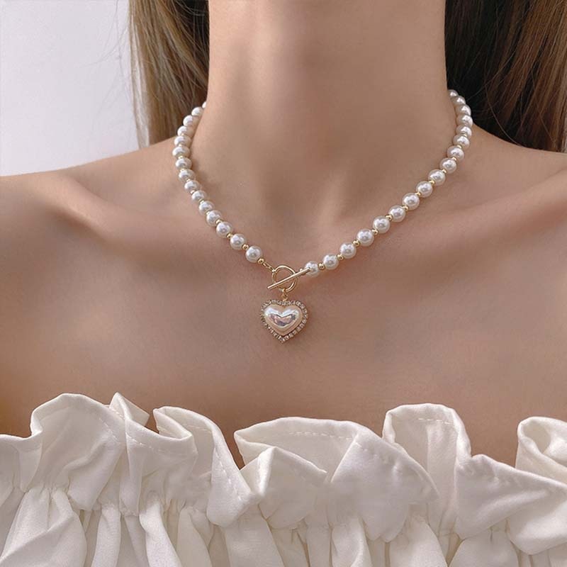 ZOVOLI Dainty Pearl Nicklace - Orchid Unique